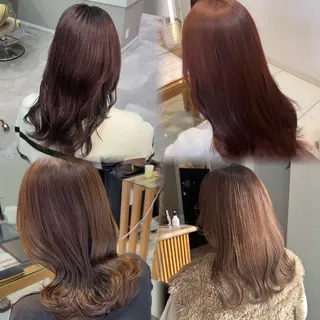 カラー パーマ、ダブル カラー、上野星也のヘアスタイル
