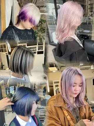 セミロング カラー 空【クウ】所属・【Chu】 ✨SERA✨のヘアスタイル