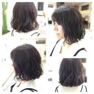ミディアム いけだ ゆうのヘアスタイル