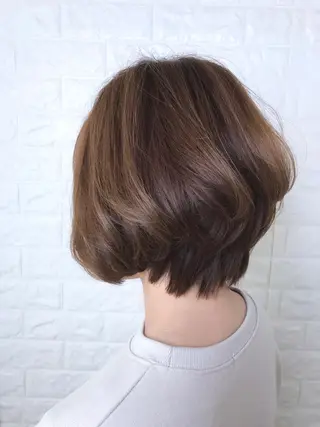 ショート カラー エイジングケア特化 美容師✂️山崎竜二のヘアスタイル