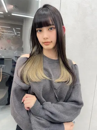 ロング カラー 《髪質改善✖️オリー ブ🧸》小嶋拓也のヘアスタイル