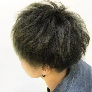 ショート カラー メンズ 💎✨️NoVal by siestaのヘアスタイル