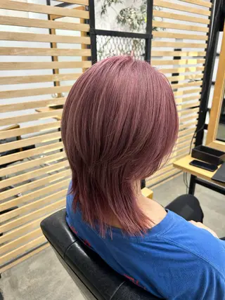 カラー やりすぎないパーマ ニュアンスパーマのヘアスタイル
