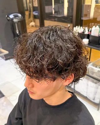 パーマ メンズ ニュアンス/シャドウ /ツイスト/海斗のヘアスタイル