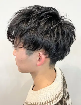 ショート パーマ メンズ FLAGS YAMATOのヘアスタイル