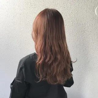 セミロング カラー インナーカラー/天神 ブリーチ/吉田のヘアスタイル