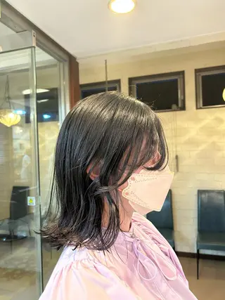 ミディアム hair make apt mocalabel所属・オクムラ ユキノのヘアスタイル