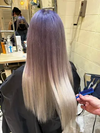 ロング カラー ‼️最新ハネエクステ 原宿のヘアスタイル