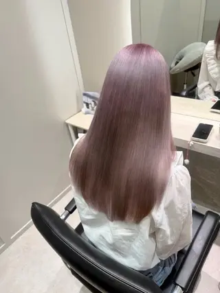 ロング カラー レイヤー/髪質改善カ ラ-🤍津田奈々美‎のヘアスタイル