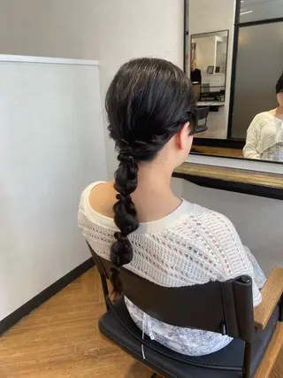 ロング 美伶/大阪美容室 /透明感カラーのヘアスタイル