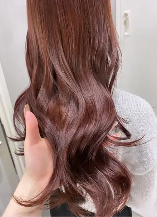 ロング カラー AKANE 【zina新宿】のヘアスタイル