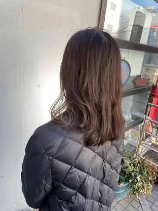 ミディアム 髪質改善×透明感× トレンド/杉田 圭のヘアスタイル