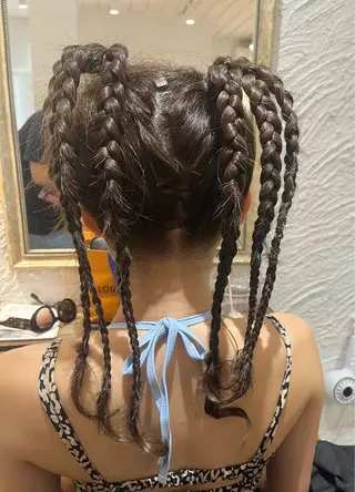 セミロング 🌈透明感カラー🌈 🌟吉田祐介🌟のヘアスタイル