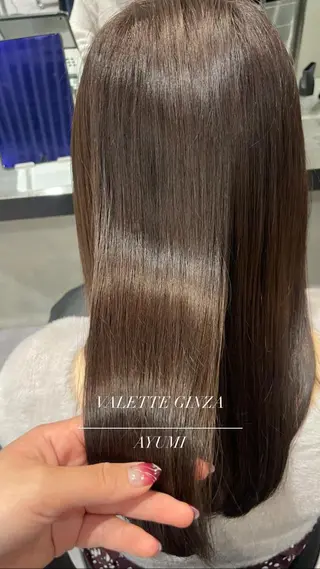 セミロング カラー 銀座/韓国ヘア🤍 レイヤーAYUMIのヘアスタイル