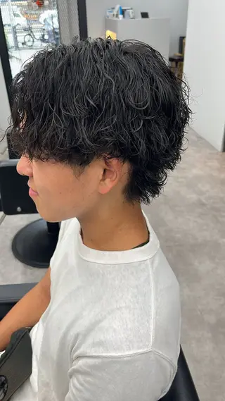 パーマ メンズ men's salon First天王寺店所属・First天王寺店 西郡   涼のヘアスタイル