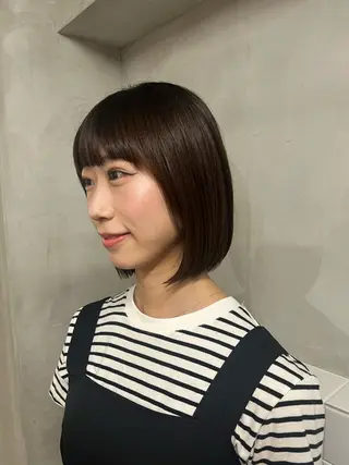 ミディアム anon Loemのヘアスタイル