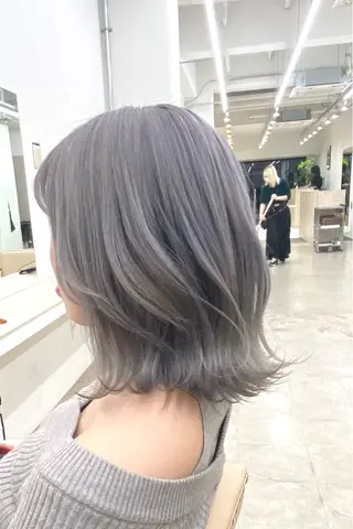 ミディアム カラー BOB🌟ハイトーン /ブリーチ/TAKUのヘアスタイル