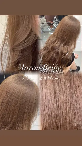 カラー 🤎ROSEL／ KUREA🤎のヘアスタイル