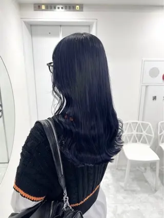 ロング カラー 暗め🩶寒色🩶 お洒落に✨/円香のヘアスタイル