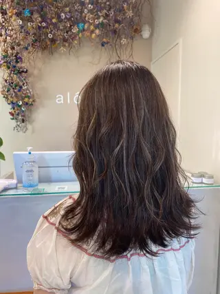 ミディアム カラー ボブ/インナーカラー /眉毛/Miyuのヘアスタイル