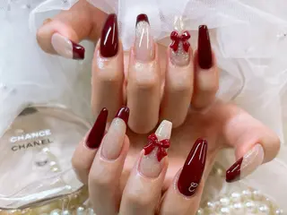 ロング Nailsalon Angeのネイルデザイン