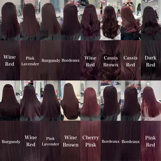 カラー 透けるやわらか艶髪♡ ナチュラルストレートのヘアスタイル