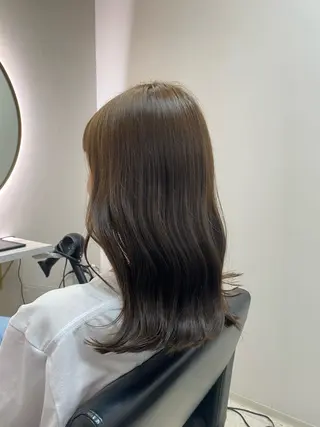 ミディアム カラー 韓国🇰🇷艶髪 ケアカラーSHURIのヘアスタイル