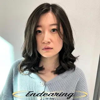 セミロング 柳田 怜那/銀座 Endearingのヘアスタイル