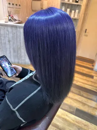 ミディアム カラー vifkrone所属・心斎橋ダブルカラー ⭐️カラー　タカヤマのヘアスタイル