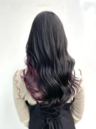 ロング カラー 💫小顔カット TAROのヘアスタイル