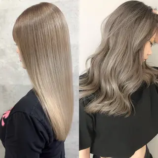 セミロング カラー Grow by NYNY 打越裕樹のヘアスタイル