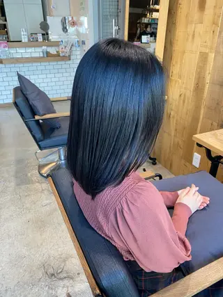 ミディアム パーマ A.C.T C-LOOPUNITED所属・坂元 あかねのヘアスタイル