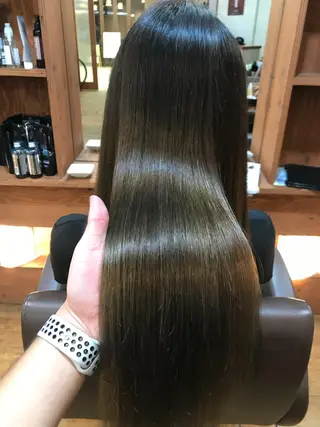 ロング パーマ 菅村 勇亮のヘアスタイル