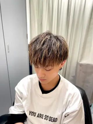 ミディアム メンズ 銀座メンズカット/ 銀座メンズパーマ/のヘアスタイル