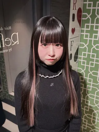 ロング カラー 🐺新宿manabu プルエクステ🐺のヘアスタイル