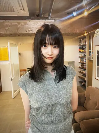 ミディアム カラー GATTACA所属・KEI gattacaのヘアスタイル