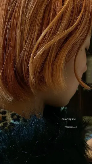 ショート カラー BRIDGE所属・透明感カラー/パーマ hitomiのヘアスタイル