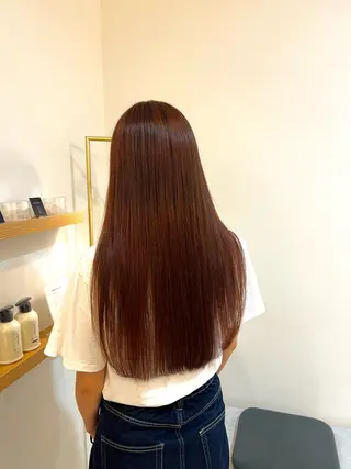 ロング カラー 艶カラー/透明感 /ヒグチアオイのヘアスタイル