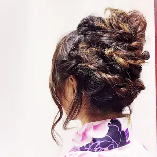 ヘアアレンジ 星 沙織のヘアスタイル