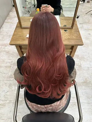 ロング カラー Mauve 世田谷 きたじまのヘアスタイル