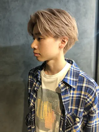カラー ヘアアレンジ メンズ ainico+所属・メンズ特化✂️栗原 侑也のヘアスタイル