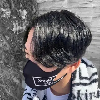 ショート パーマ メンズ 杉木 勝太のヘアスタイル