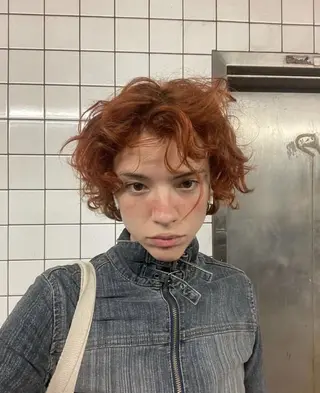 ショート カラー パーマ メンズ 吉田一輝 外国人パーマのヘアスタイル