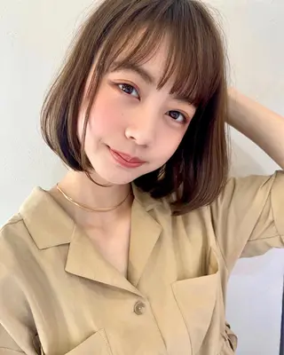 ミディアム ボブ指名No.1🌞 オガタのヘアスタイル