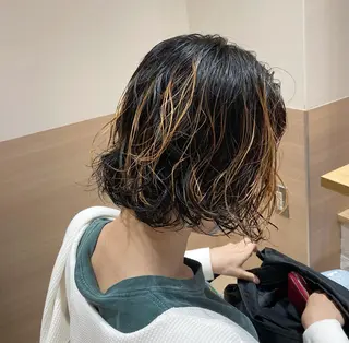 ショート パーマ icie所属・大阪ヴィーガンサロン KANAKOのヘアスタイル