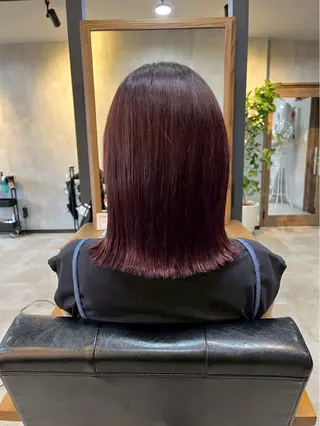 ミディアム カラー SoL所属・SoL ソルのヘアスタイル