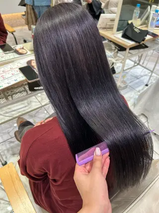 ロング カラー 透明感ツヤカラー コトノ🫧のヘアスタイル