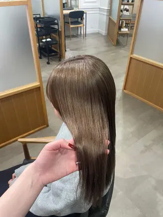 セミロング カラー Agu hair dio 熊本上通所属・西田 美桜のヘアスタイル