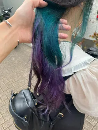 ロング カラー 原宿サロン代表 デザインカラー伊藤卓のヘアスタイル