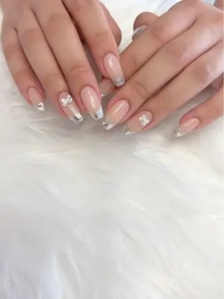 ネイル ちゅるんネイル🩵 miyuのネイルデザイン
